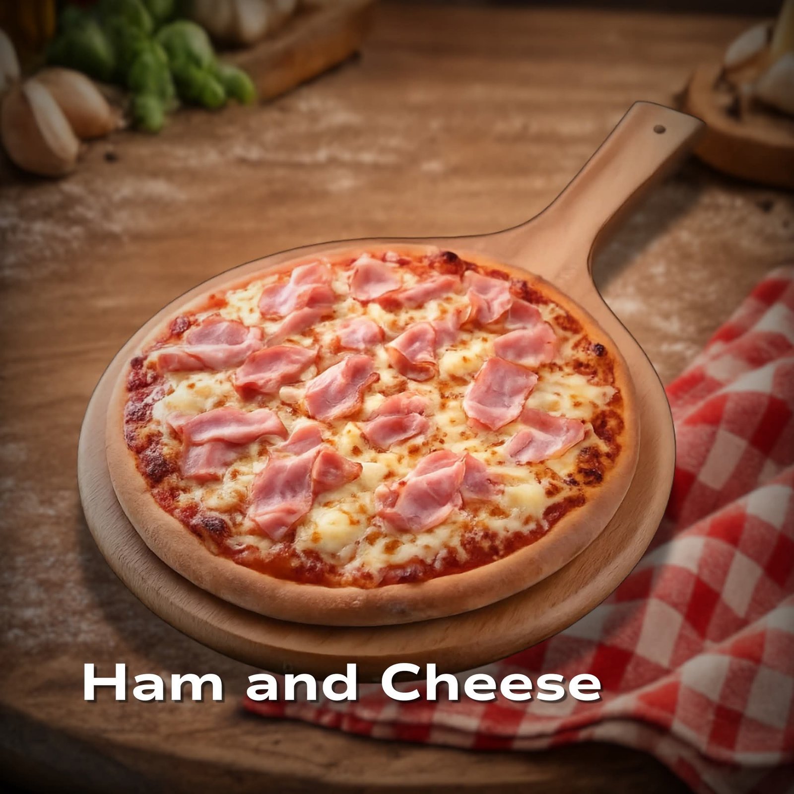 Ham & Cheese Pizza